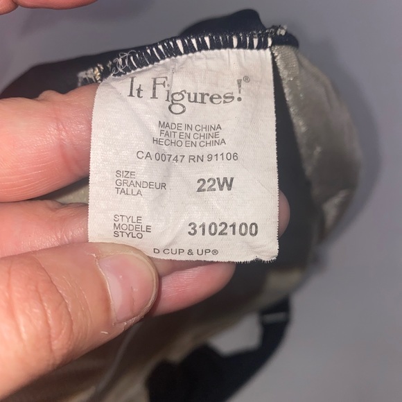 It Figures Plus Size Full Coverage Big Bust Swimsuit - Picture 9 of 9